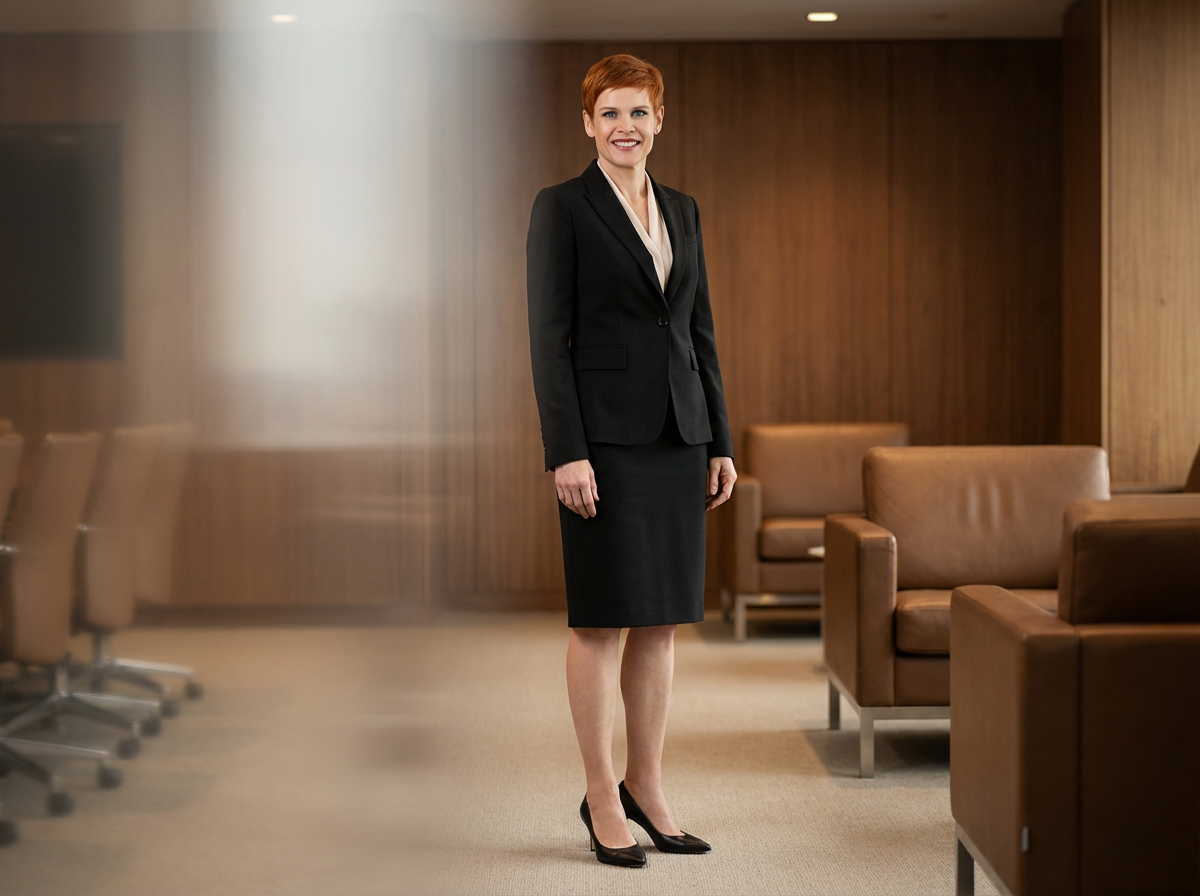 Elegantes Kostüm Schwarz